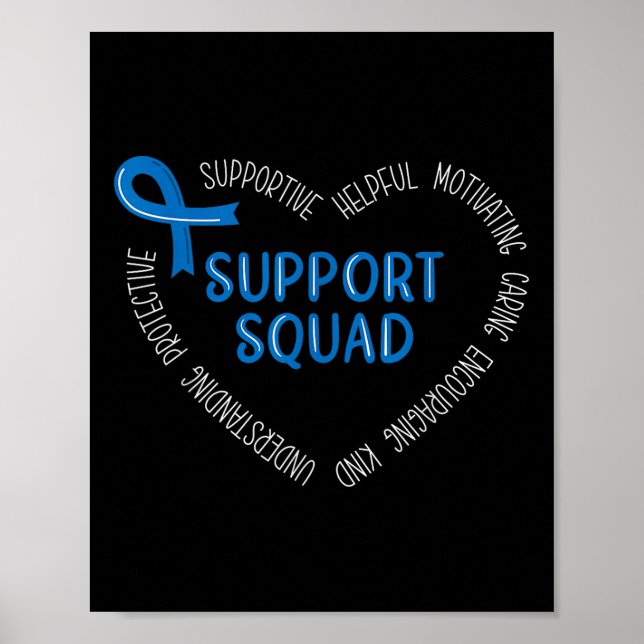 Colon Cancer Support Squad Colon Cancer Awareness Poster (Framsidan)