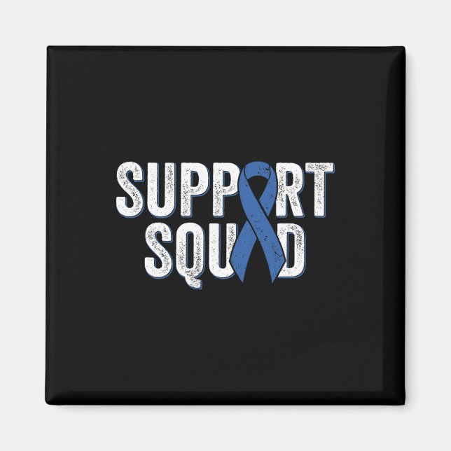 Colon Cancer Support Squad Magnet (Framsidan)