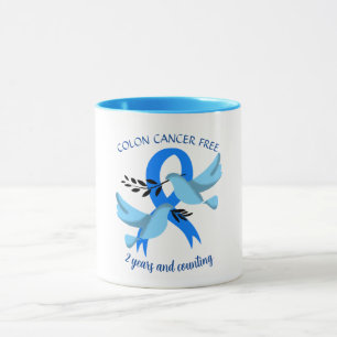 Colon Cancer Survivor 2 år Gift Personalize Mugg
