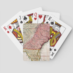 COLONIAL AMERICA KARTA, 1733 SPEL KORT