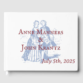 Colonial American lite Bröllop Gästböcker