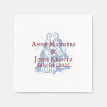 Colonial American lite Bröllop