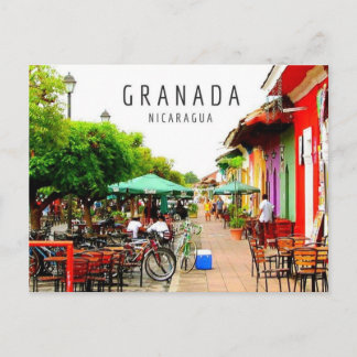 Colonial City of Granada Nicaragua Postcard Vykort