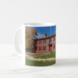 Colonial stil house i det historiska Williamsburg Kaffemugg