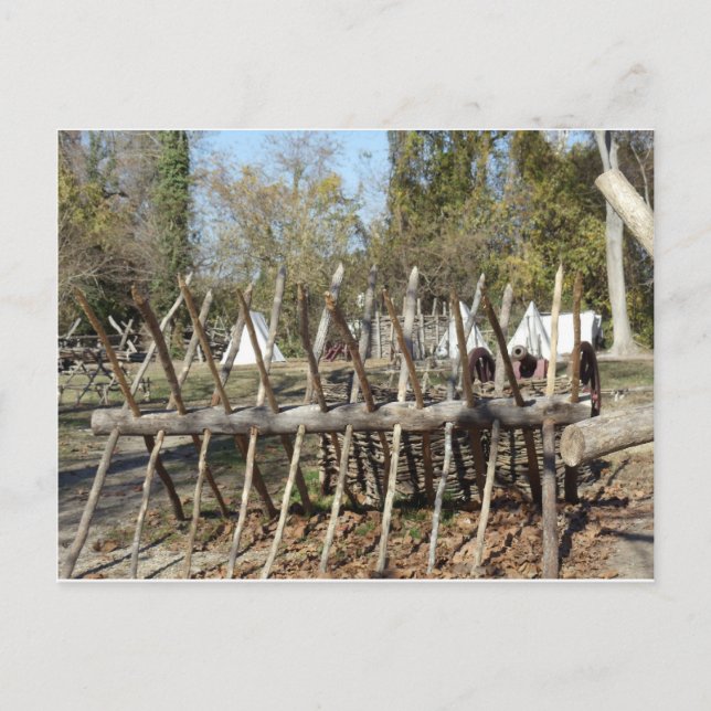 Colonial Williamsburg Campsite Vykort (Framsida)