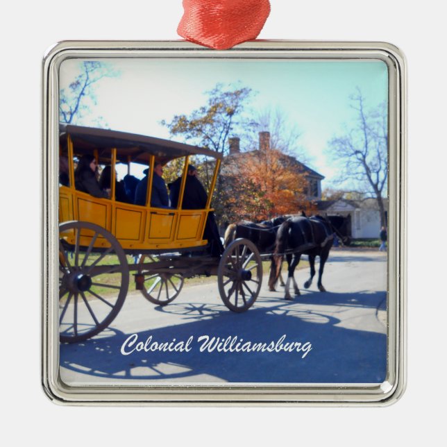 Colonial Williamsburg Julgransprydnad Metall (Framsidan)