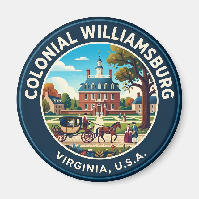 Colonial Williamsburg Virginia Magnet (Framsidan)