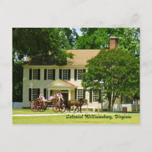 Colonial Williamsburg, Virginia Postcard Vykort