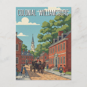 Colonial Williamsburg Virginia Resa Vykort