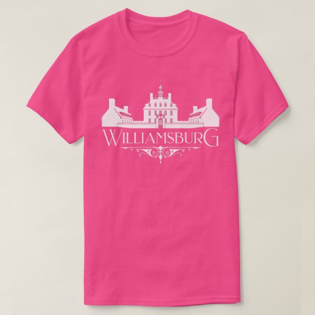 Colonial Williamsburg Virginia  T Shirt (Design framsida)