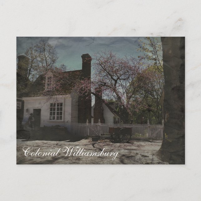 Colonial Williamsburg Vykort (Framsida)