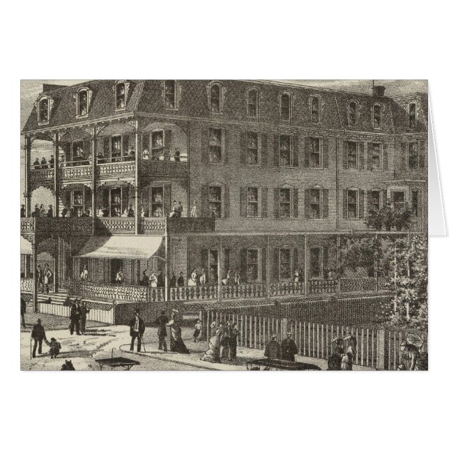 Colonnad House, Atlantic City Hälsningskort (Framsidan Horizontal)