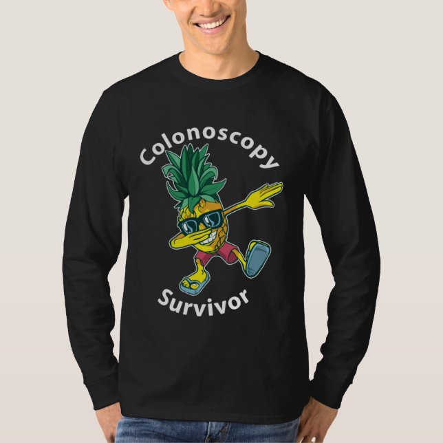 Colonos Survivor   Dabbing Pineapple Patient T Shirt (Framsida)