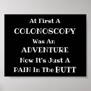 Colonoscopy Äventyr Poster