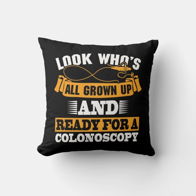 Colonoscopy colon kirurgisk gag får bra humor Gift Kudde (Framsida)