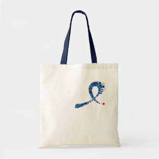 Colonoscopy prep / colon cancer awareness tote tygkasse