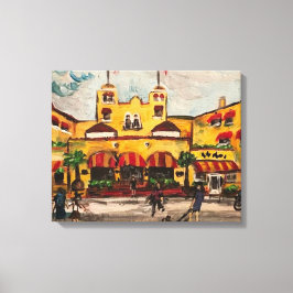 "Colony Hotel at Delray Beach" av Willowcatdedesig Canvastryck