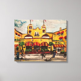 "Colony Hotel at Delray Beach" av Willowcatdedesig Canvastryck