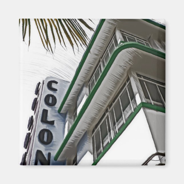 Colony Hotel, Miami Magnet (Framsidan)