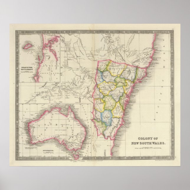 Colony of New South Wales Poster (Framsidan)