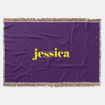 Color block minimalist custom name 