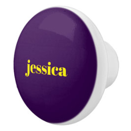 Color block minimalist custom name  knopp