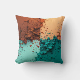 Color Blocks Throw Pillow Kudde