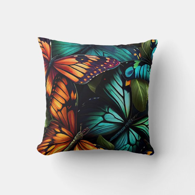 Color Burst – Butterflies in Motion Kudde (Framsida)