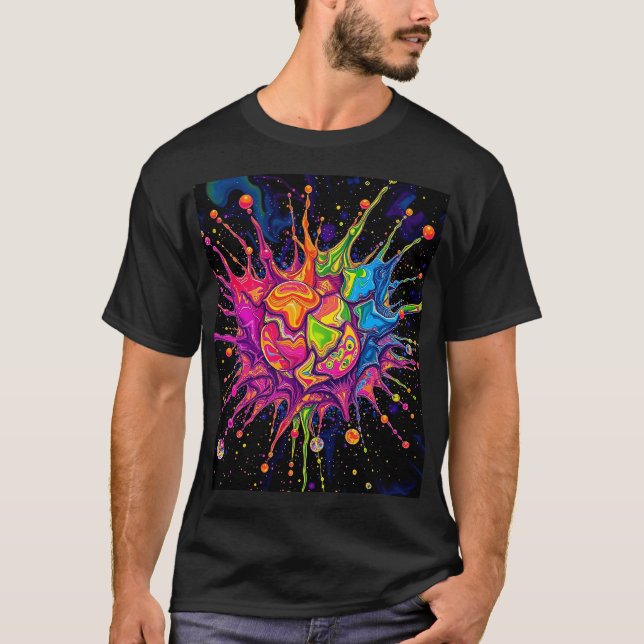 Color Burst T Shirt (Framsida)