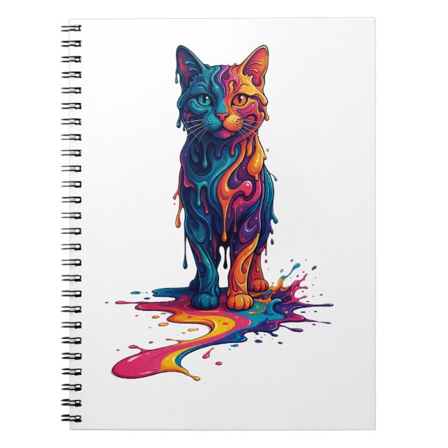 “Color Cat” Notebook – Creativity Anteckningsbok (Framsidan)