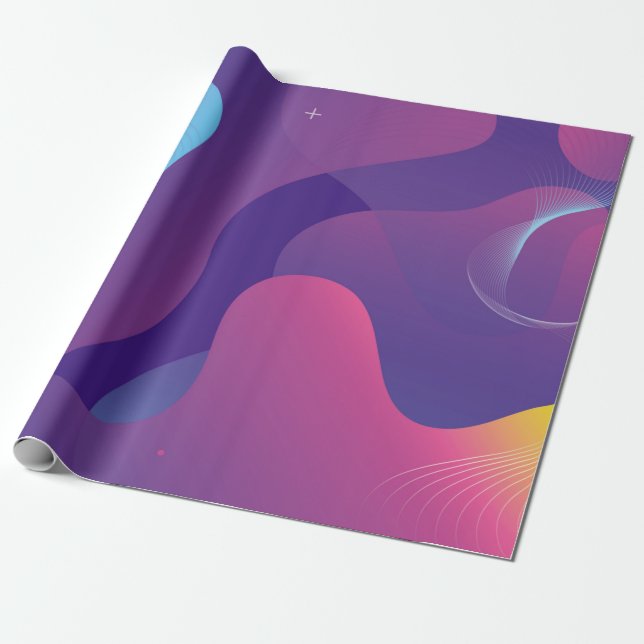 Color gradient background design. Abstract geometr Presentpapper (Utrullad)