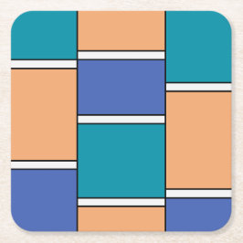 Color Harmony Underlägg Papper Kvadrat