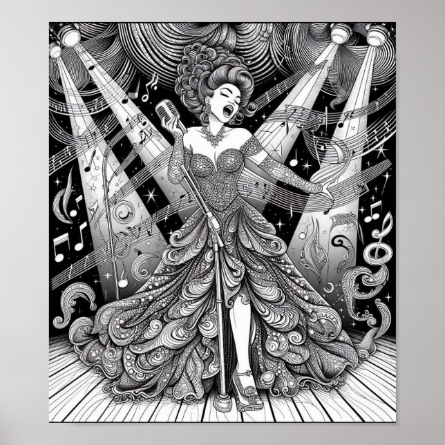 COLOR IT YOURSELF! Adult Coloring Book Poster (Framsidan)