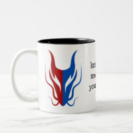 Color Mystical Dragoon Fantasy Två-Tonad Mugg