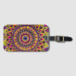 Color Pencil Purple Yellow Mandala Bagagebricka