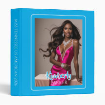 Color Pop Blue Ultimate Pageant Binder