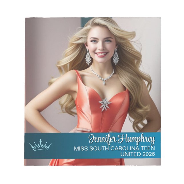 Color Pop Pageant Autograph Pad Notepad Anteckningsblock (Framsida)