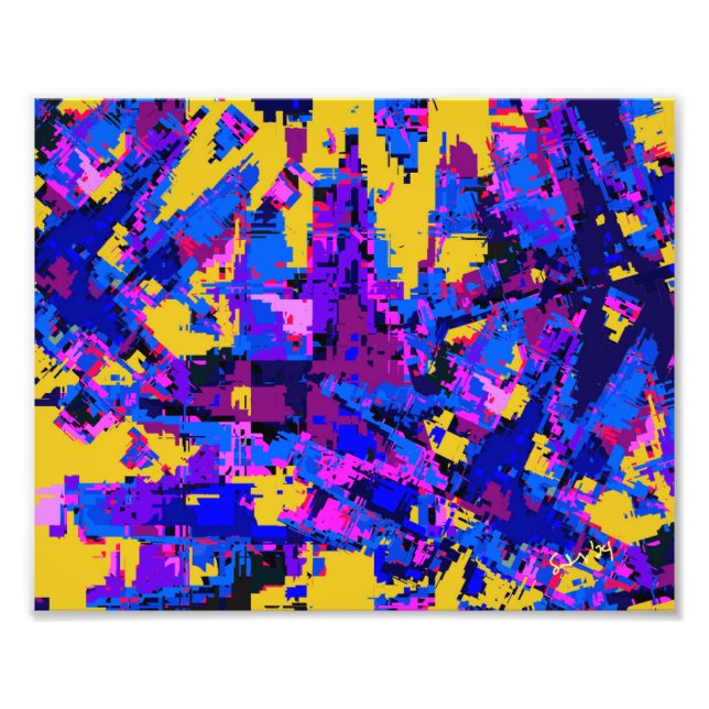 Color Splash Print Fototryck (Framsidan)