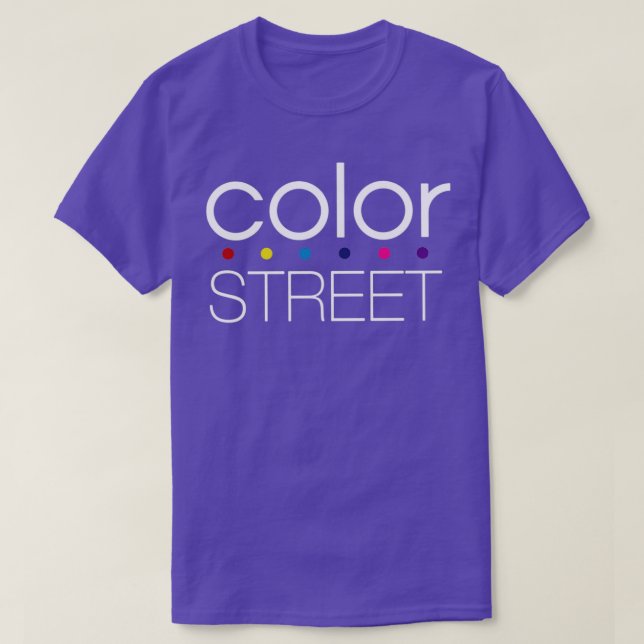 Color Street T Shirt (Design framsida)