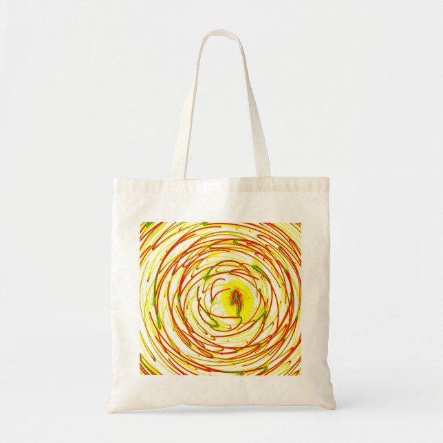 Color Swirl Tote Tygkasse (Framsidan)