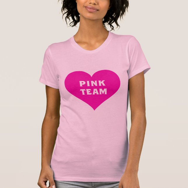 Color War Pink Team Shirt T (Framsida)