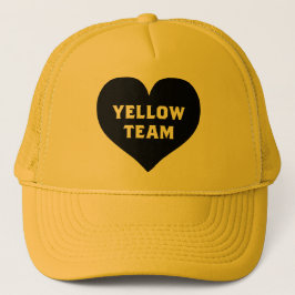 Color War Yellow Team Hat Keps