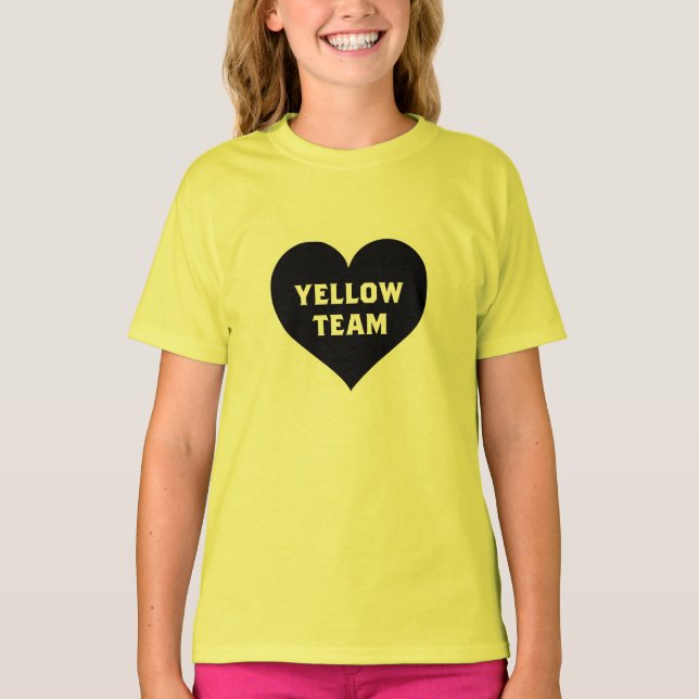 Color War Yellow Team Shirt T (Framsida)