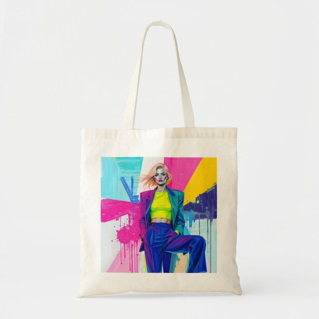 "Color Whisper – Everyday Tote" Tygkasse (Framsidan)
