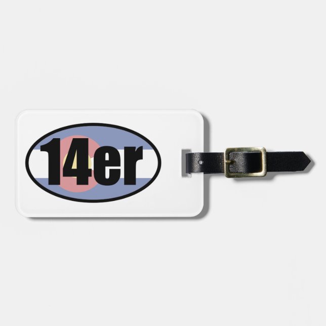 Colorado 14 ers bagagebricka (Horisontell Framsida)