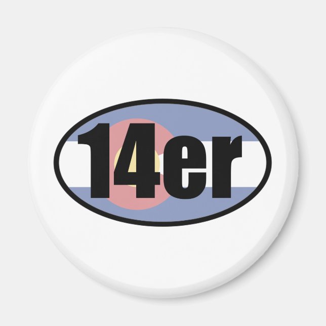 Colorado 14 ers magnet (Framsidan)