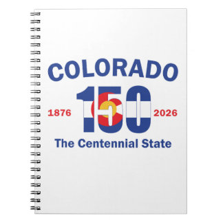 Colorado 150 - Hundraårsjubileumstaten Anteckningsbok