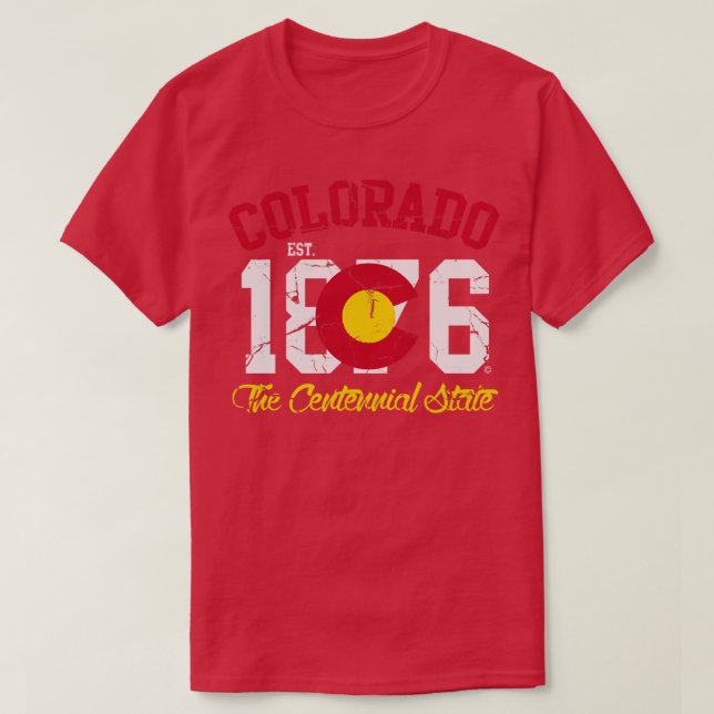 Colorado 1876 t shirt (Design framsida)
