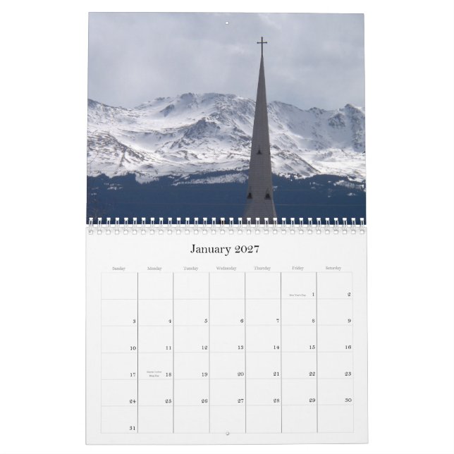 Colorado 2011 sceniska kalender (Jan 2027)