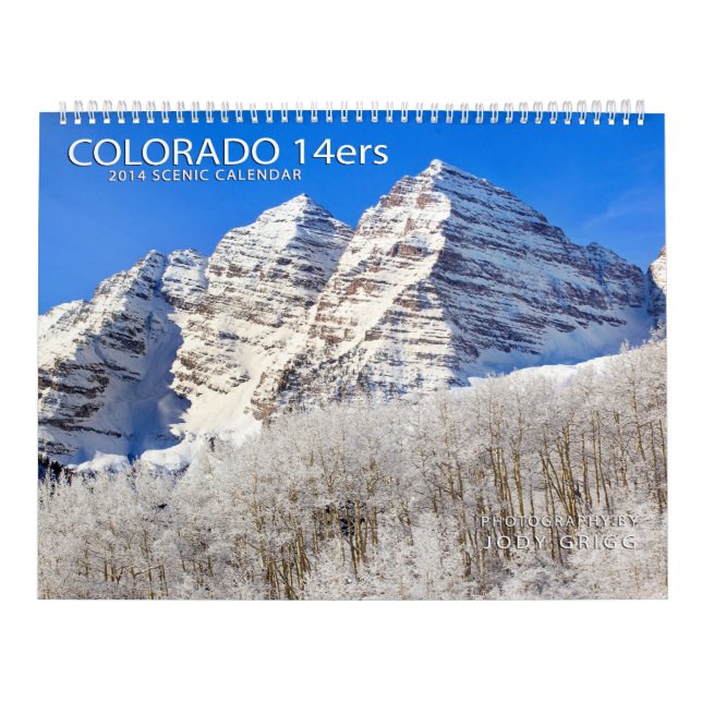 Colorado 2014 14ers kalender (Omslag)